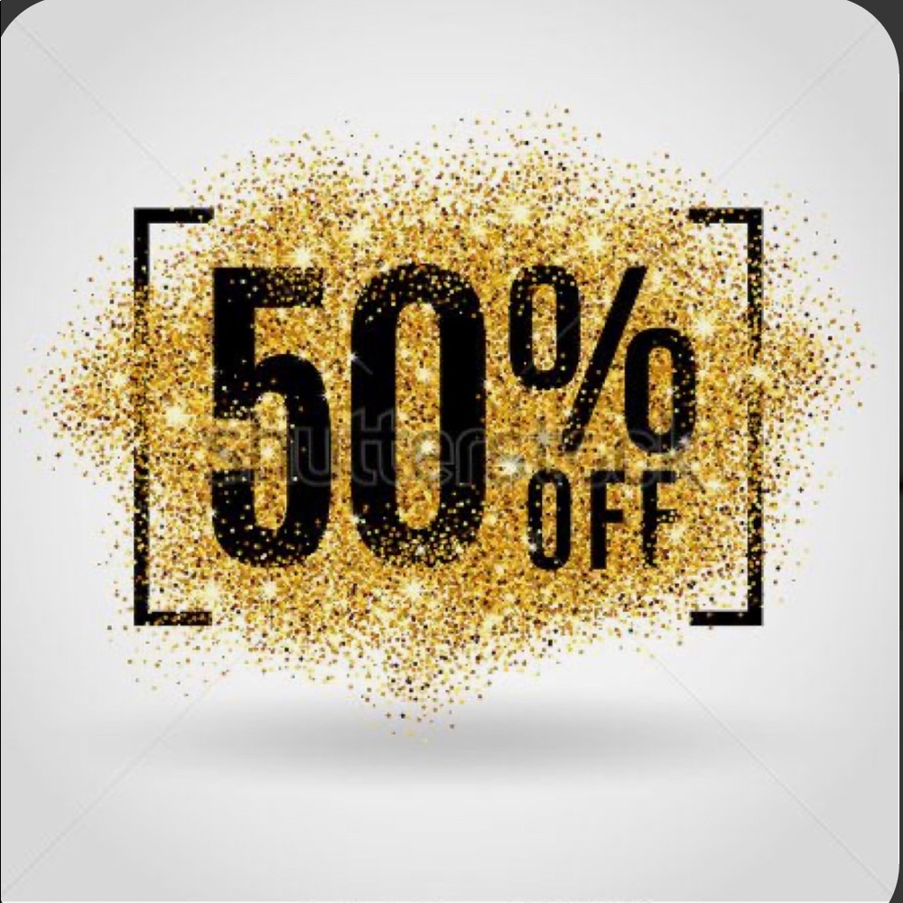Half off anything with 50 or $11